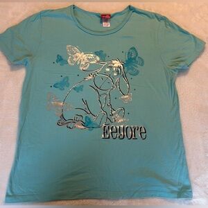 Blue Eeyore Graphic T-Shirt